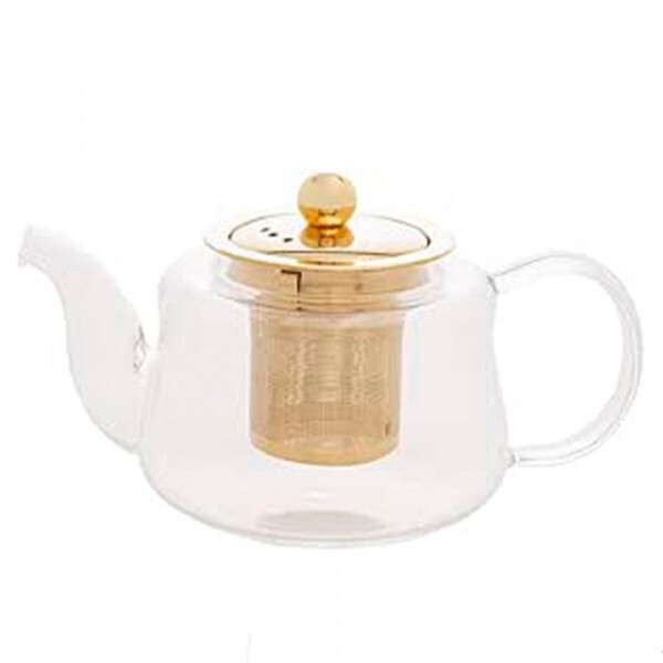 CHALEIRA BOROSSILICATO C/INFUSOR 600ML # 28859