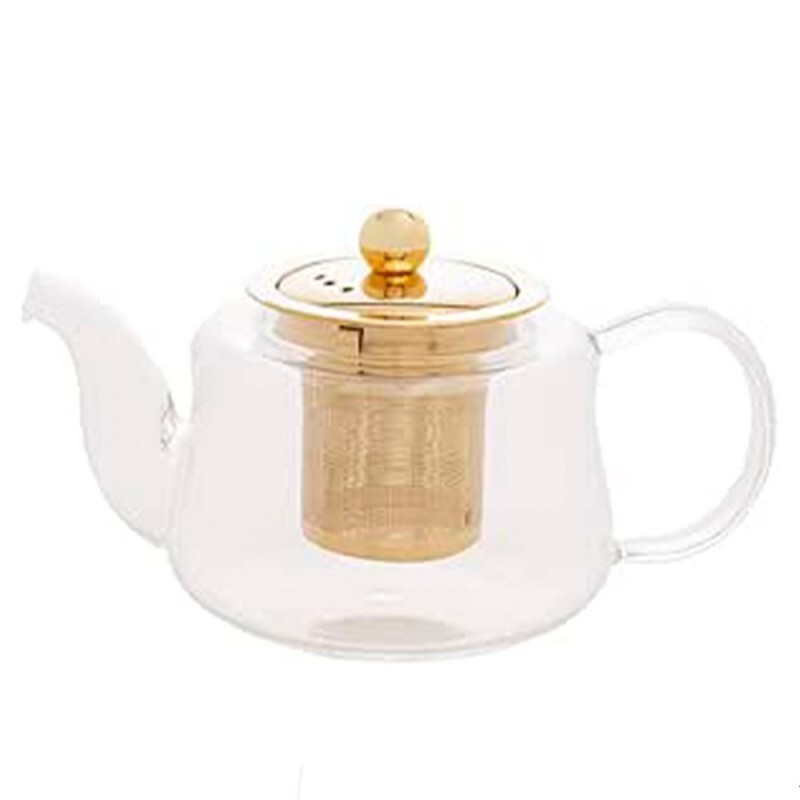 CHALEIRA BOROSSILICATO C/INFUSOR 600ML # 28859