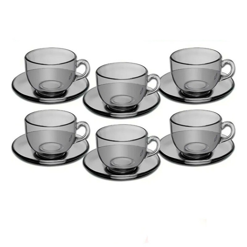 JG XICARA CHA NICE CINZA 150ML C/6PCS # 220853