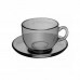 JG XICARA CHA NICE CINZA 150ML C/6PCS # 220853