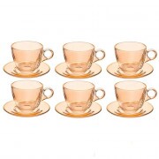 JG XICARA CHA NICE AMBAR 150ML C/6PCS # 220855 JG XICARA CHA NICE AMBAR 150ML C/6PCS # 220855