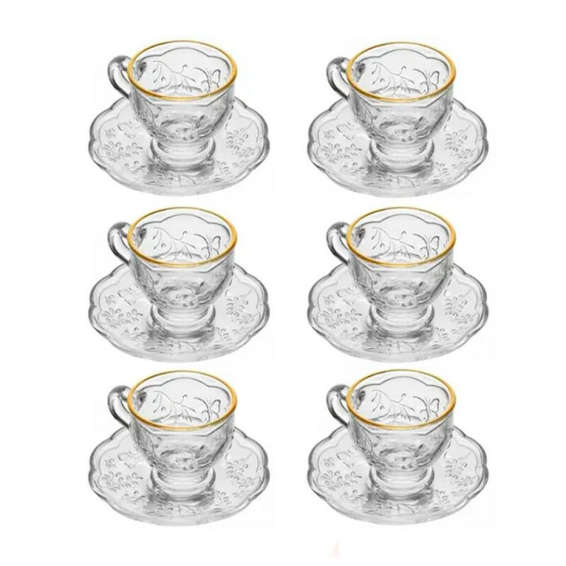 JG XICARA BUTERFLY FIO DE OURO 180ML C/6PCS#220860