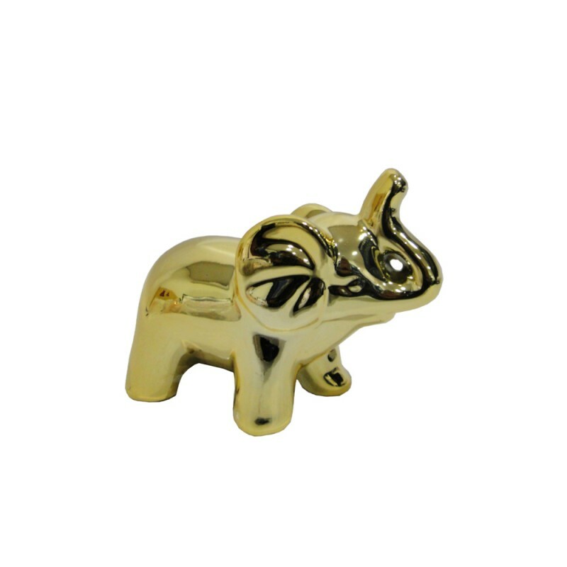 ELEFANTE DOURADO 8X6.5CM # HD52904