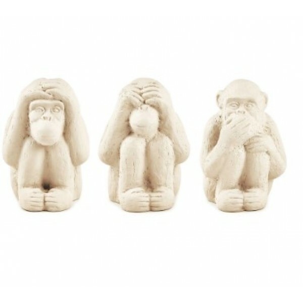 MACACO SABEDORIA C/3 PCS # 12226