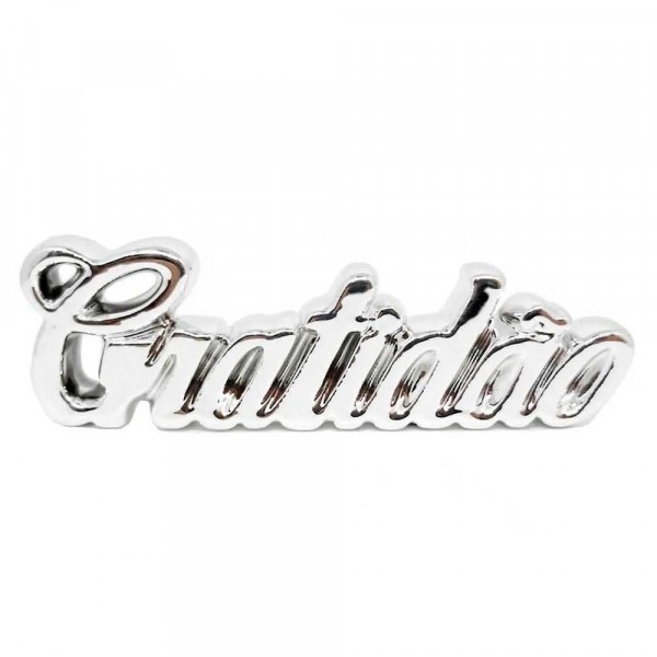 GRATIDAO PRATA 13X4CM # TLET-31