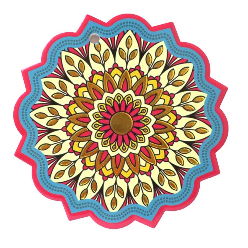 AZULEJO DECORATIVO MANDALA C 16CM # MDECP-164