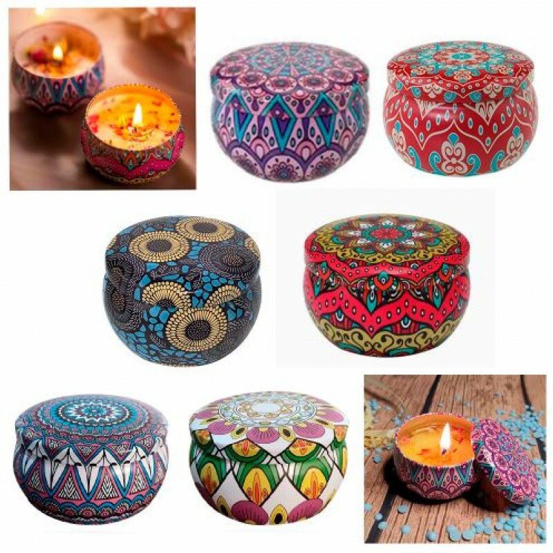 VELA PERFUMADA NA LATA 6X5CM # 5952