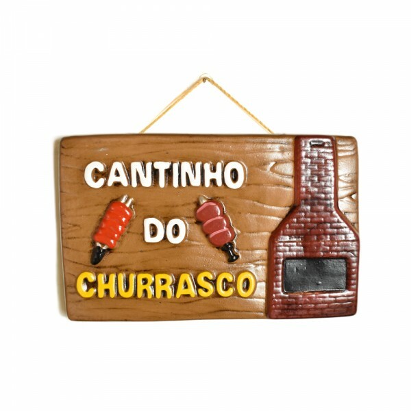 PLACA CANTINHO DO CHURRASCO #10764