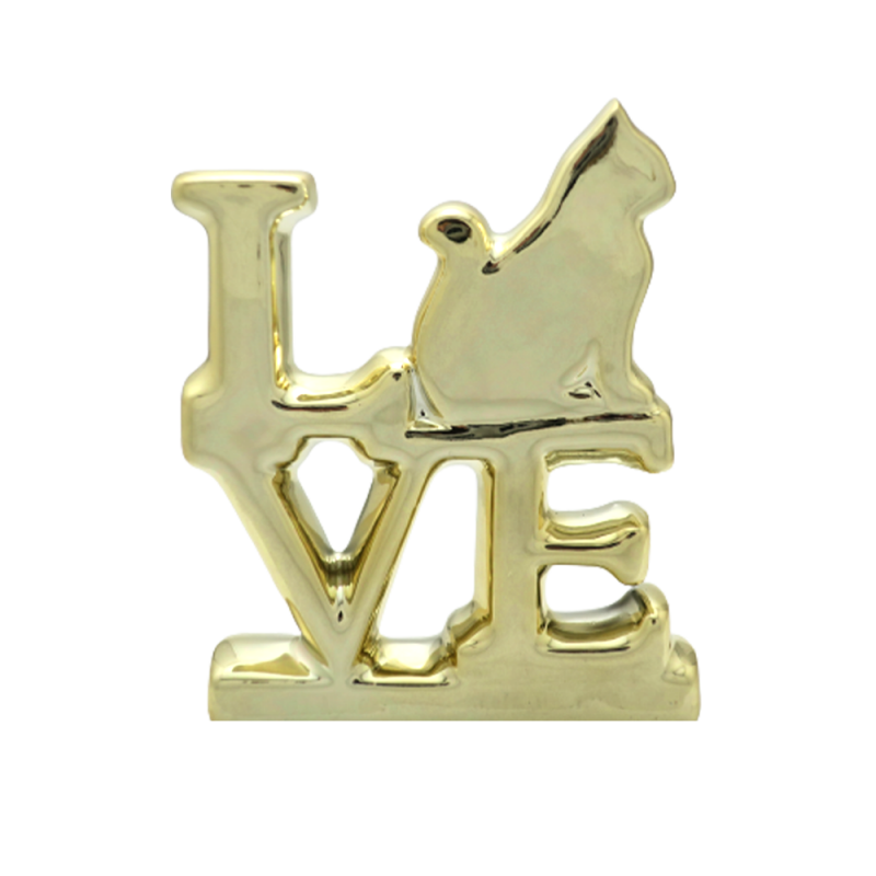 LOVE CAT 10X8CM # MLET-48