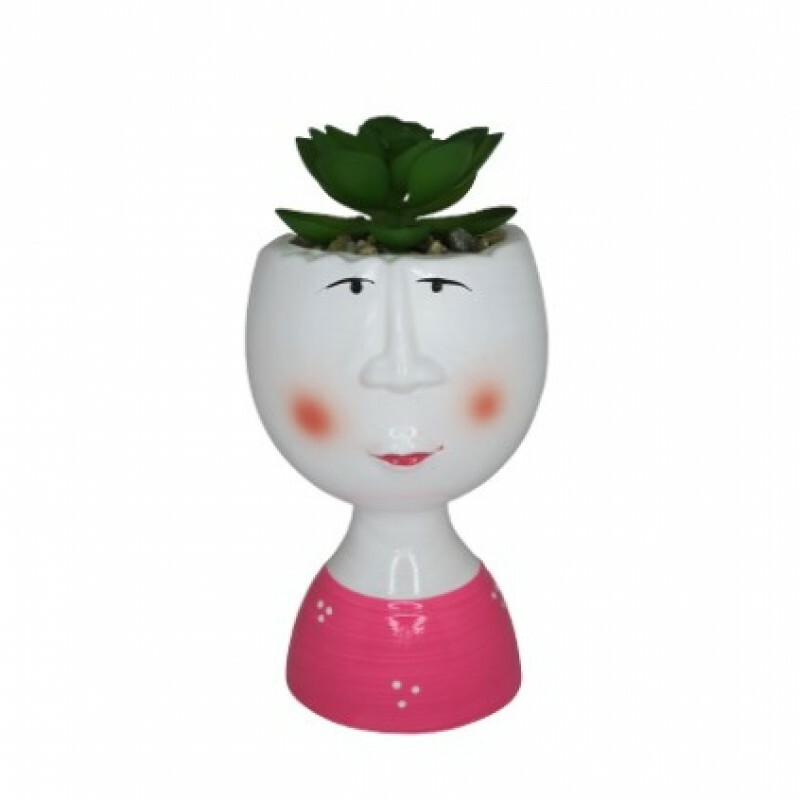 VASO FACE PINK 7.3X5CM # 96559