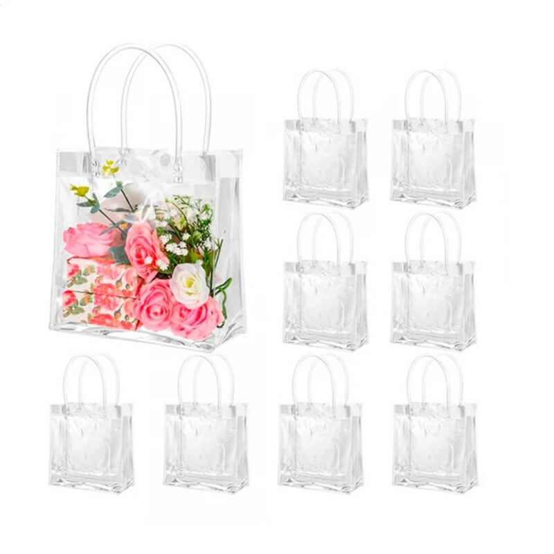 SACOLA TRANSPARENTE 12.8X6.8X14.5CM # SPL0004