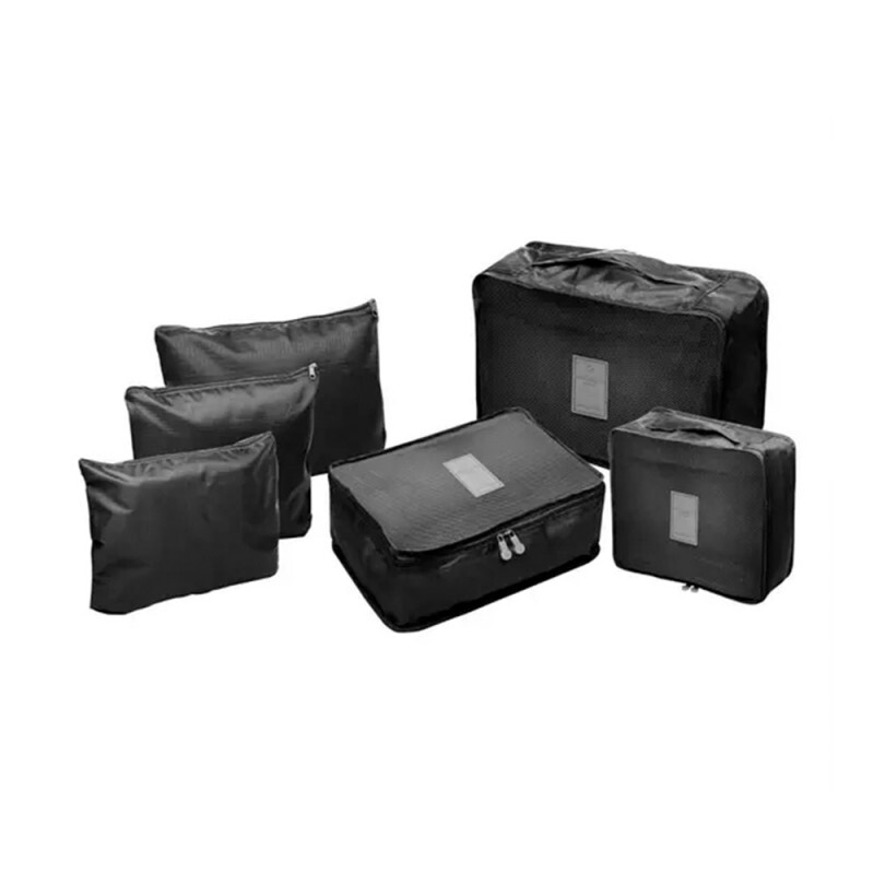 KIT ORGANIZADOR MALA PRETO C/6PCS # 220331