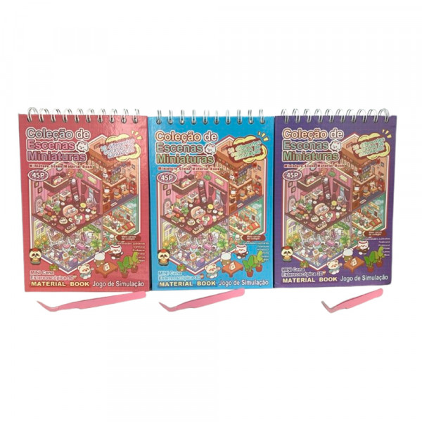 CADERNO ADESIVO P/MONTAR C/PINCA # TZ-052