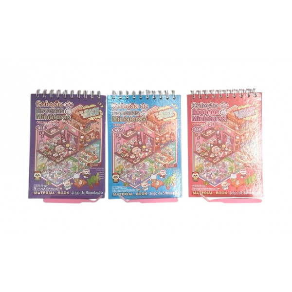 CADERNO COLORIR C/PINCA # TZ-052