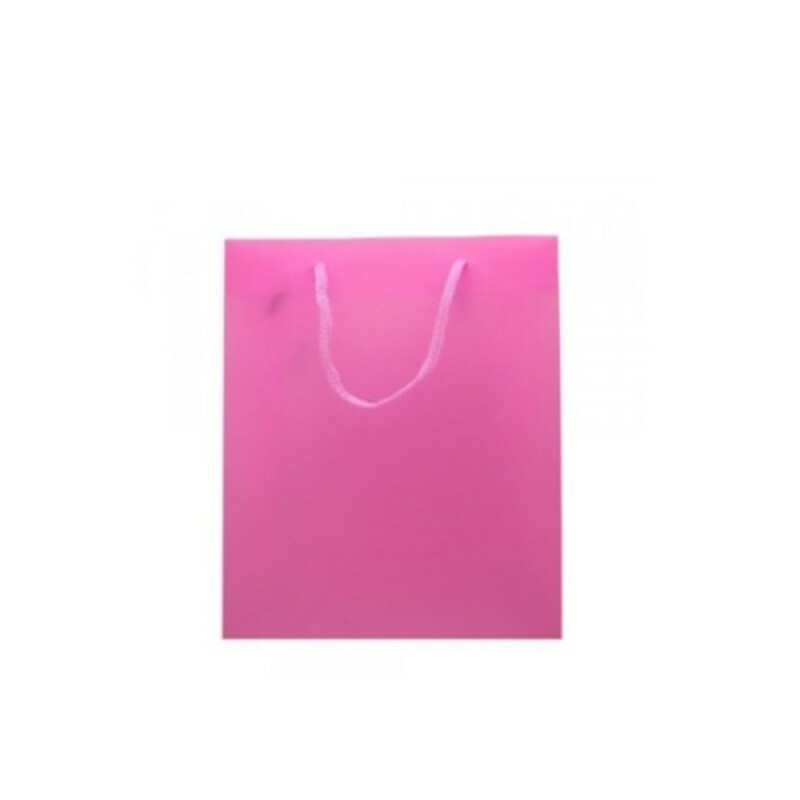 SACOLA PLASTICA ROSA 11X14X5CM #SACPL05