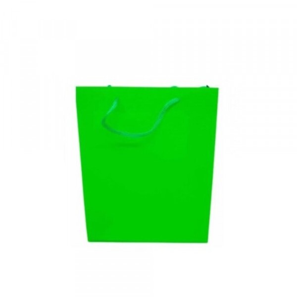 SACOLA PLASTICA VERDE 11X14X5CM #SACPL05