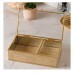 PORTA JOIA TOSCANA DOURADO 21X12X5.5CM # 61946