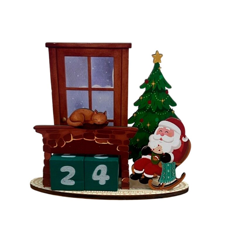 CALENDARIO NATALINO 15X5X13CM # NATM0139