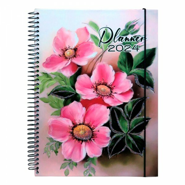 PLANNER 2024 FLORES 02 175X239MM # AG24062