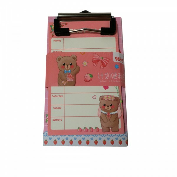 PORTA RECADO URSO ROSA # 95-510 / 9695