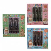 LIVRO DE COLORIR C/6 CANETAS TOUCH # JQ-TSB-06@