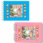 CADERNO CAPA DURA P/COLORIR ROSA # L-1773