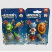 BORRACHA SPACE CARTELA C/4PCS # AS101-XPC1795@
