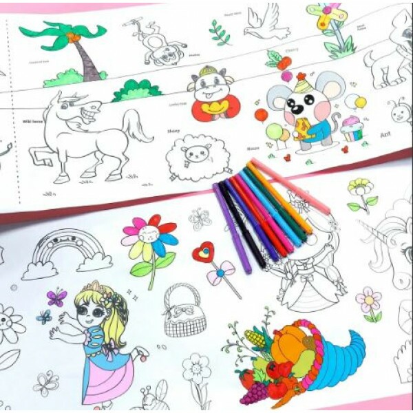 ADESIVO P/COLORIR ROLO 26X300CM # TY-2104