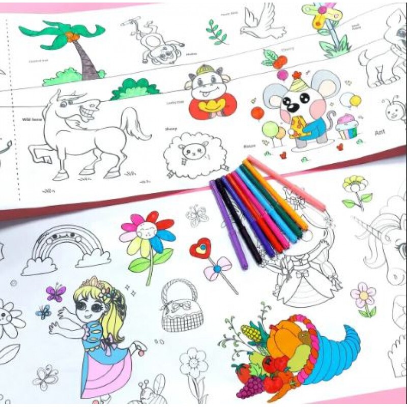 ADESIVO P/COLORIR ROLO 26X300CM # TY-2104