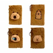 CADERNO CAPIVARA PELUCIA 96 FOLHAS # MJ7319-1B