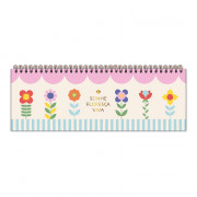 PLANNER FLORES SEMANAL 52 FOLHAS 30X12CM # 4631