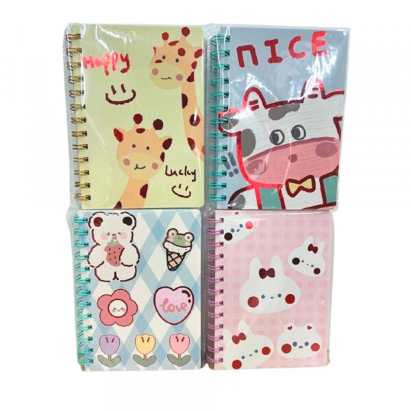 CADERNO ESPIRAL 17.5X12.5CM 80 FOLHAS # MJ9684-P8 