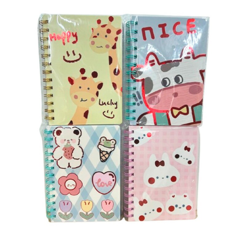 CADERNO ESPIRAL 17.5X12.5CM 80 FOLHAS # MJ9684-P8 
