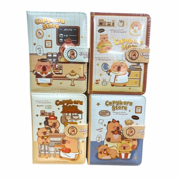 CADERNO CAPIVARA 10.3X13.7CM # 50K-MJ1006-84
