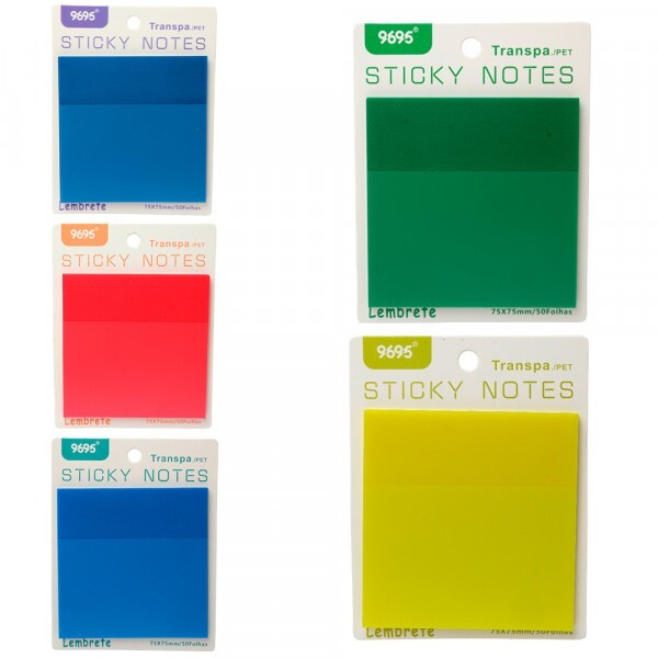 STICKY MEMO  TRANSPARENTE COLLOR # MJ S9199