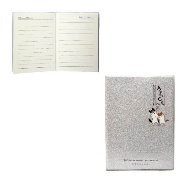 CADERNO PRATEADO 68 FOLHAS 13X9CM #7050-21