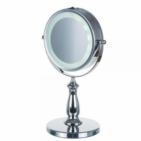 ESPELHO MESA C/LED 360° 15X29.5CM # JM905