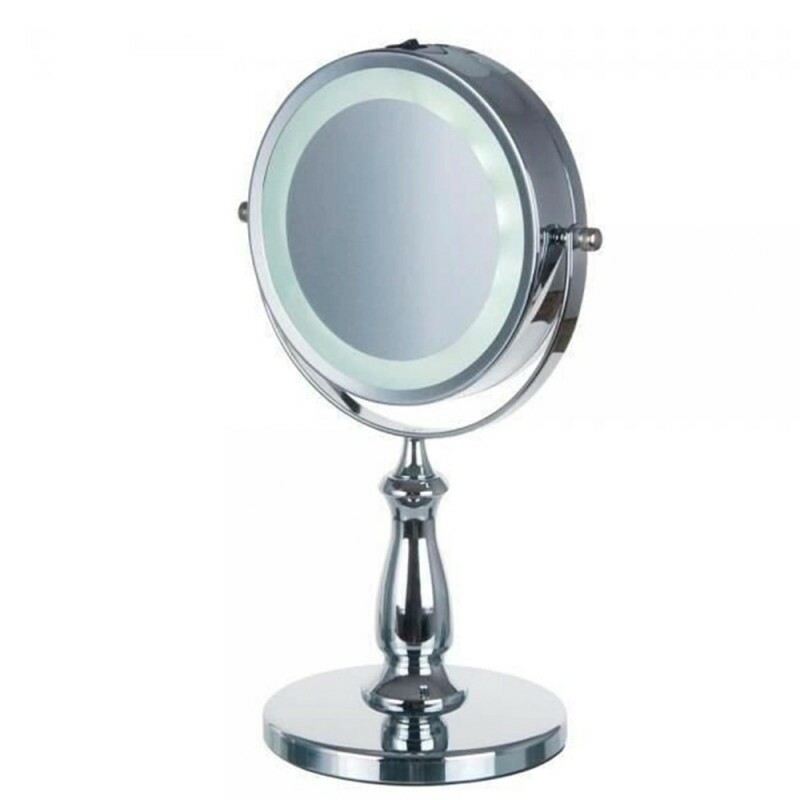 ESPELHO MESA C/LED 360° 15X29.5CM # JM905