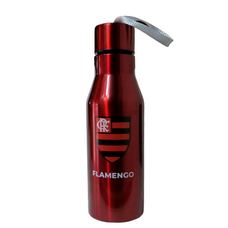 GARRAFA INOX FLAMENGO 600ML # QH080-5FLA