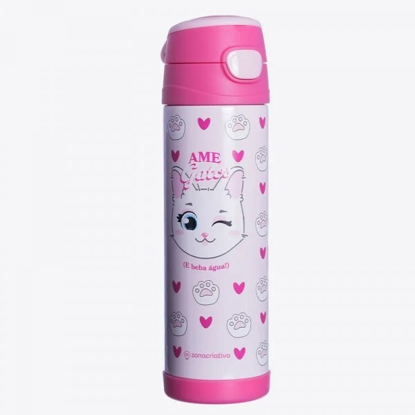 GARRAFA TOP HANDLE EU AMO GATOS 500ML # 10072929