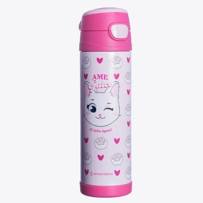 GARRAFA TOP HANDLE EU AMO GATOS 500ML # 10072929