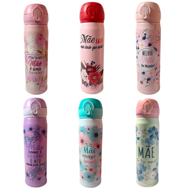 GARRAFA TERMICA MAE FRASES 400ML # HG57742