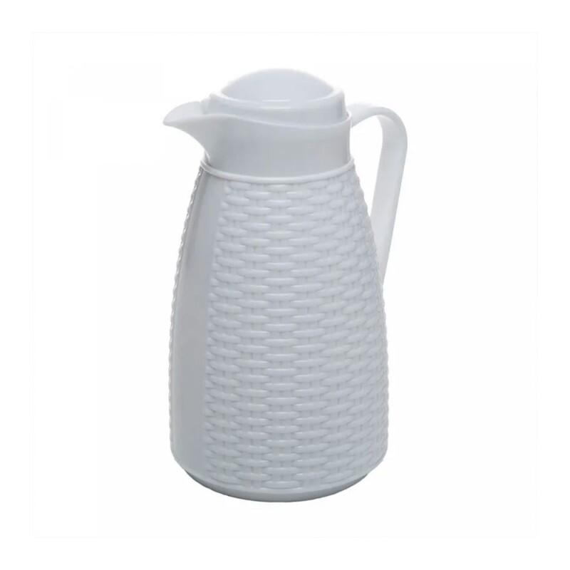 GARRAFA TERMICA NEW RATTAN BRANCA 400ML #21602