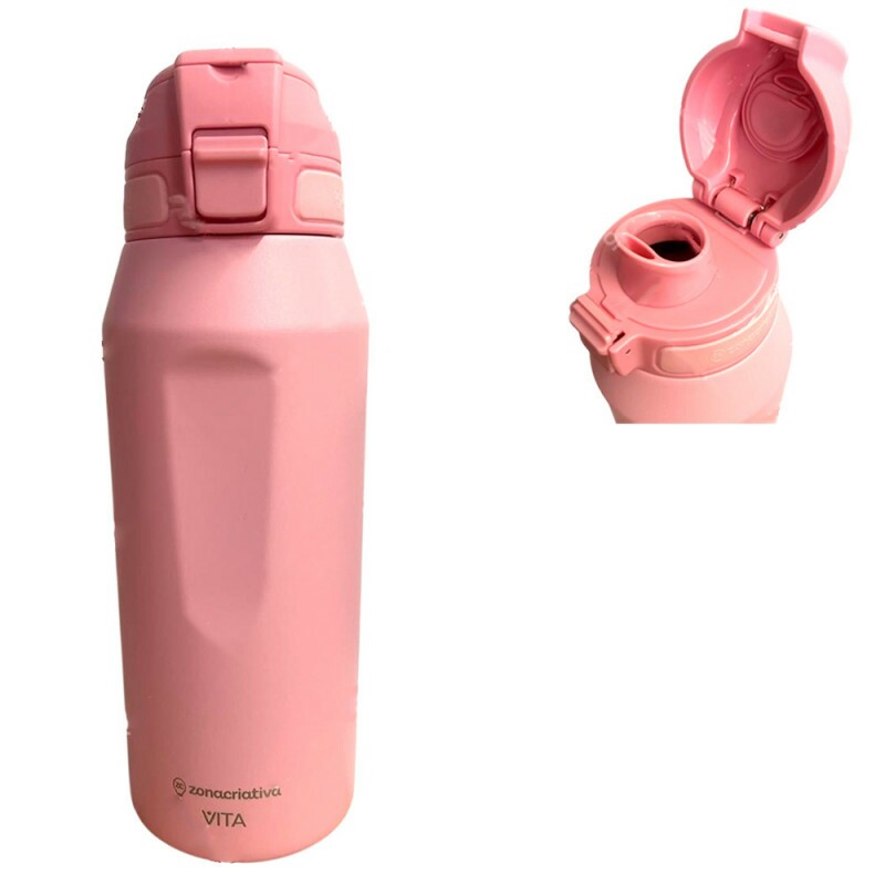 GARRAFA VITTA PEGASUS PINK GLAZE 750ML # 10073750