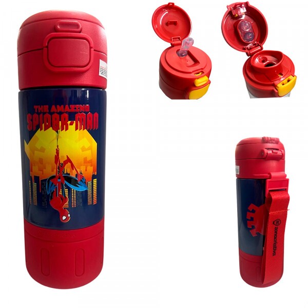 GARRAFA CAPSULE HOMEM ARANHA 450ML # 10073590 GARRAFA CAPSULE HOMEM ARANHA 450ML # 10073590