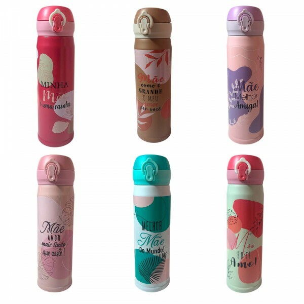 GARRAFA TERMICA MAE FRASES 400ML # HG57744