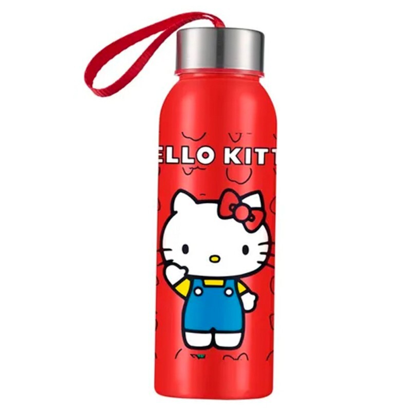 GARRAFA HELLO KITTY VERMELHA 500ML # 2784