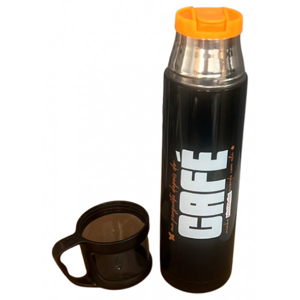 GARRAFA TERMICA C/CANECA 470ML # MB-168