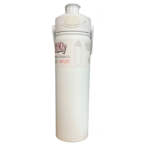 GARRAFA ISOTERMICA BRANCA 700ML # TIV-197