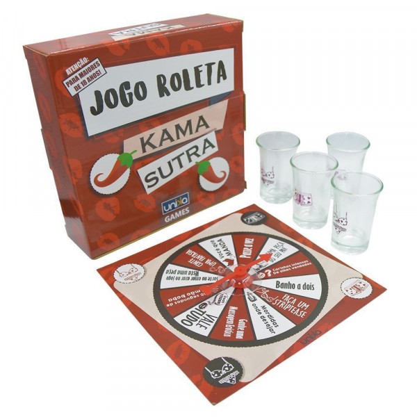 JOGO ROLETA KAMA SUTRA C/4 SHOTS 25ML # 903